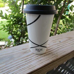 Bios H2O ceramic travel mug New without tags